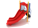 Playground Equipment 4 Foot Double Right Turn Slide (PSL014) - SchoolOutlet