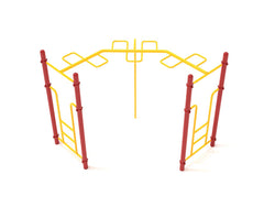 Playground Equipment 90-Degree Snake Loop Ladder (PTC006)