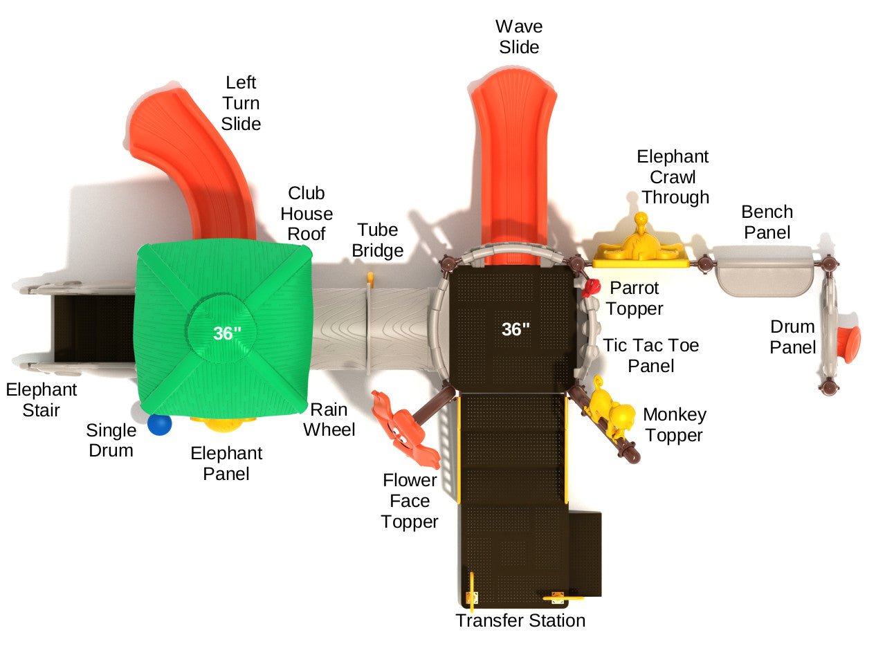 Playground Equipment Jumping Jaguar (PTH001) - SchoolOutlet