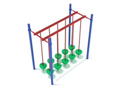 Playground Equipment Double Row Pebble Bridge (PTC018)