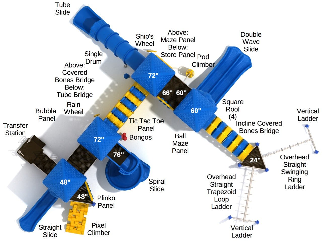 Playground Equipment Boardwalk Place (PMF038) - SchoolOutlet