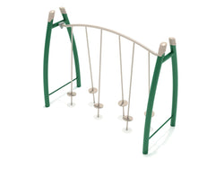 Playground Equipment Curved Post Tilted Lily Pad Bridge (PGS008)