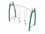 Playground Equipment Curved Post Tilted Lily Pad Bridge (PGS008) - SchoolOutlet