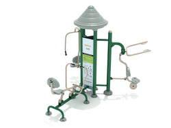 Playground Equipment Royal Triple Upper Body Combo Station (PFT064)
