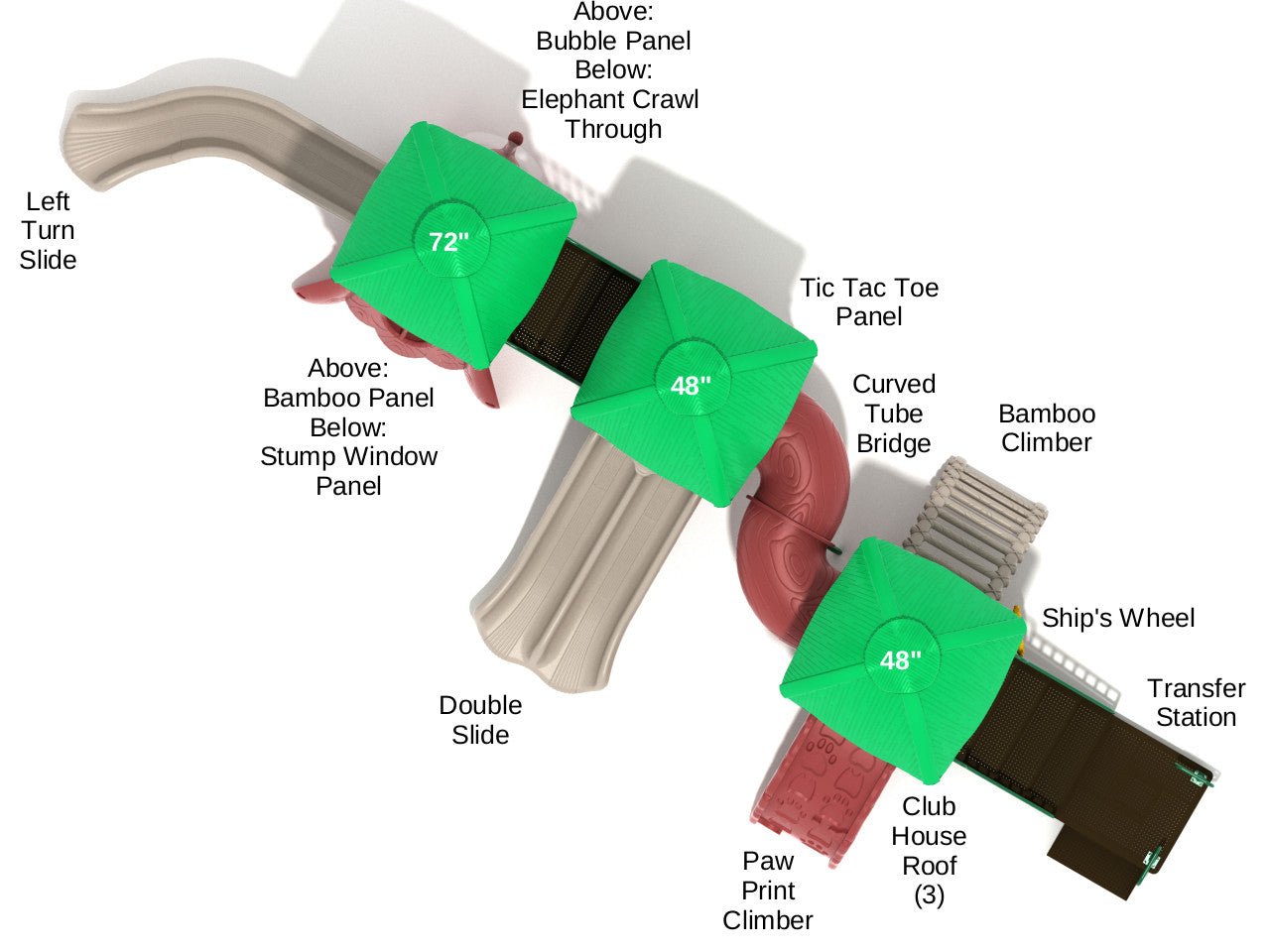 Playground Equipment Oscar Orangutan (PTH003) - SchoolOutlet