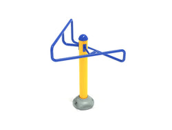 Playground Equipment Double Station Stretching Post (PFT051)