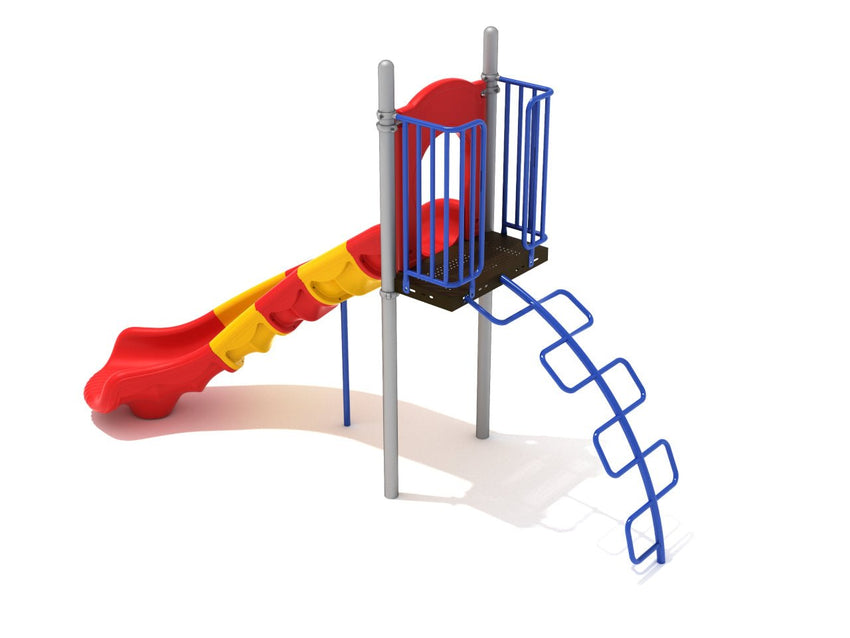 Playground Equipment 5 Foot Slide with Snake Climber (PSL032) - SchoolOutlet
