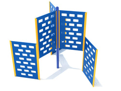 Playground Equipment 6 Panel Standard Wall Climber (PFS075)