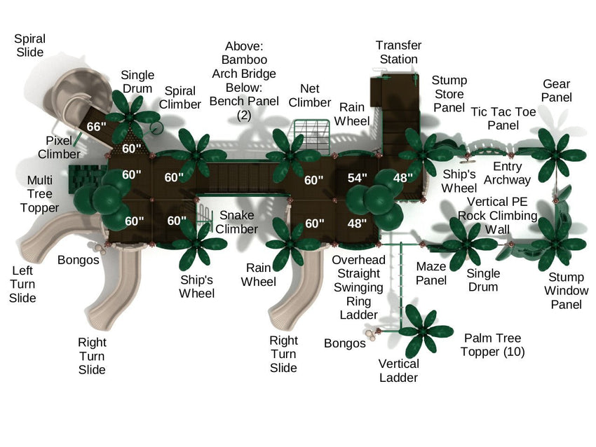 Playground Equipment Slithering Snake (PTH049) - SchoolOutlet