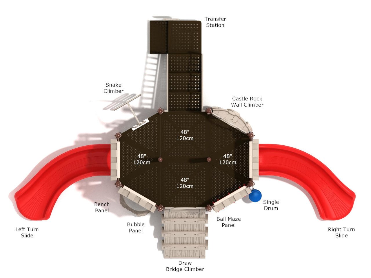 Playground Equipment Belfry Bridge (PCT049) - SchoolOutlet