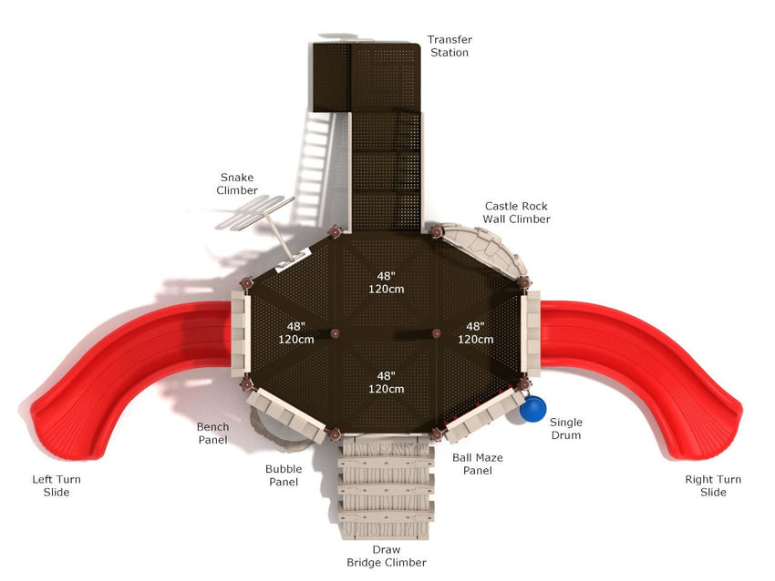 Playground Equipment Belfry Bridge (PCT049) - SchoolOutlet