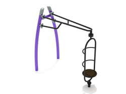 Playground Equipment Curved Post Standing Orbital Spinner (PGS012)