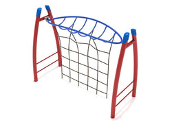 Playground Equipment Curved Post Overhead Inverted Horizon Climber with Rope Attachment (PGS006)