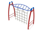 Playground Equipment Curved Post Overhead Inverted Horizon Climber with Rope Attachment (PGS006) - SchoolOutlet
