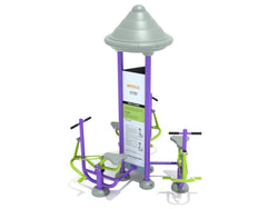 Playground Equipment Royal Triple Station Fit Rider (PFT037)