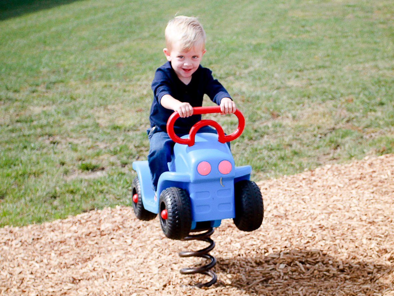 Playground Equipment Tommy Truck Fun Bounce (PFB003) - SchoolOutlet