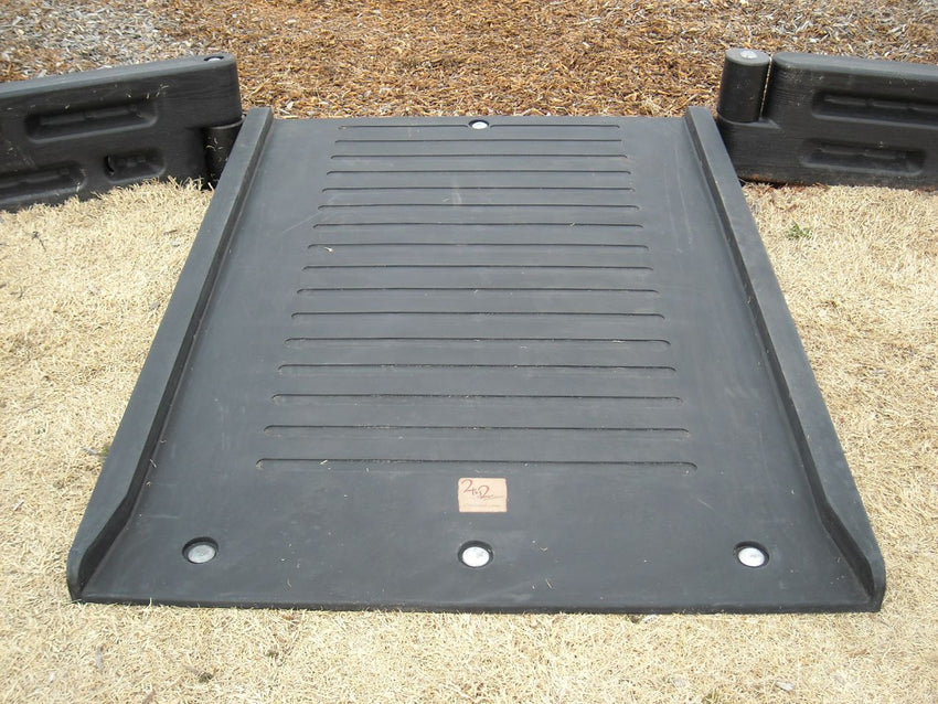 Playground Equipment Half Length Wheelchair Ramp for Border 8 or 12 inches high (2BY2HR) - SchoolOutlet