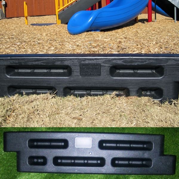 Playground Equipment ParKurb Border 4 feet long x 8 or 12 inches high (BTBX) - SchoolOutlet