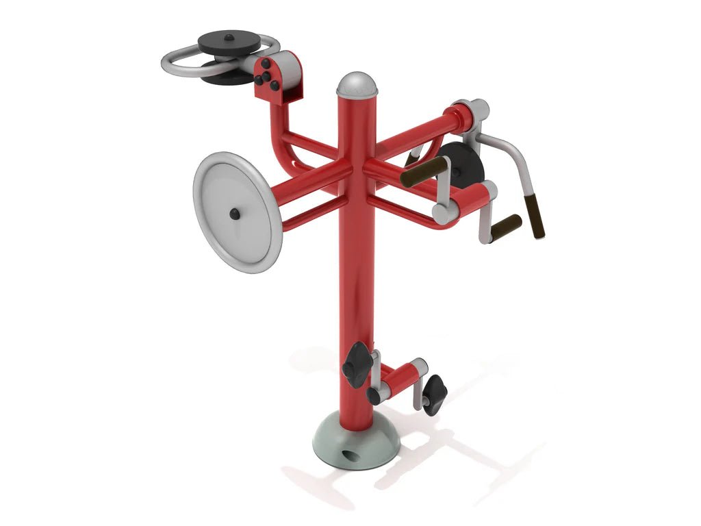 Playground Equipment Accessible Quadruple Gym Station (PAF001X) - SchoolOutlet