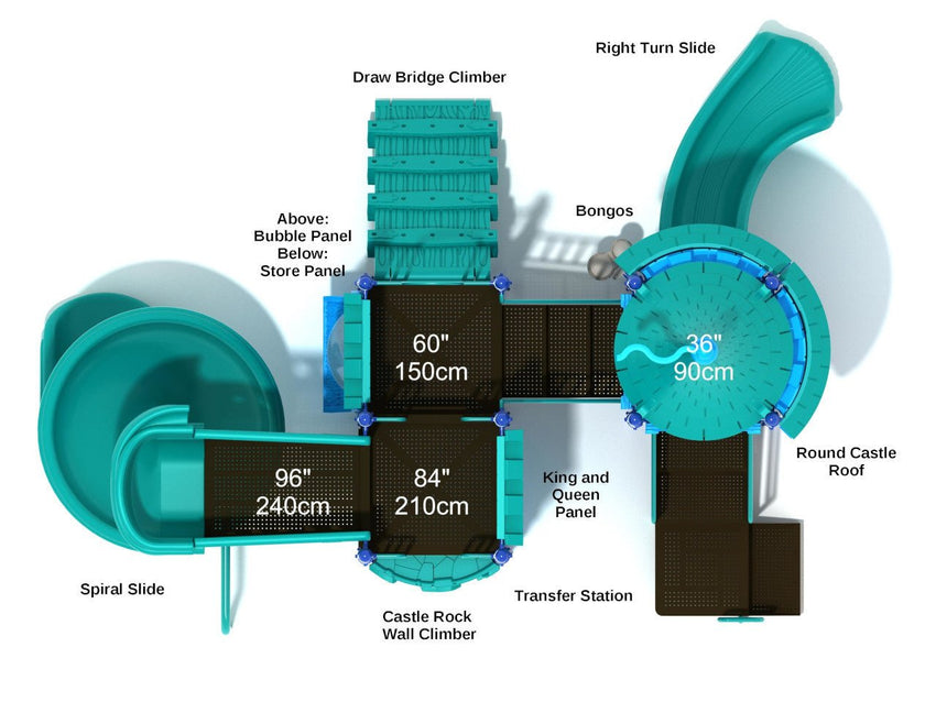 Playground Equipment Camelot Court (PCT012) - SchoolOutlet