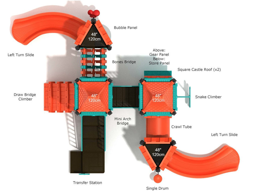Playground Equipment Dragon’s Dungeon (PCT014) - SchoolOutlet
