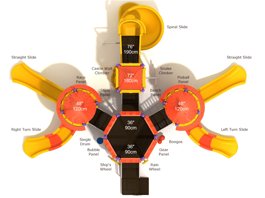 Playground Equipment Kingdom's Keep (PCT015) - SchoolOutlet