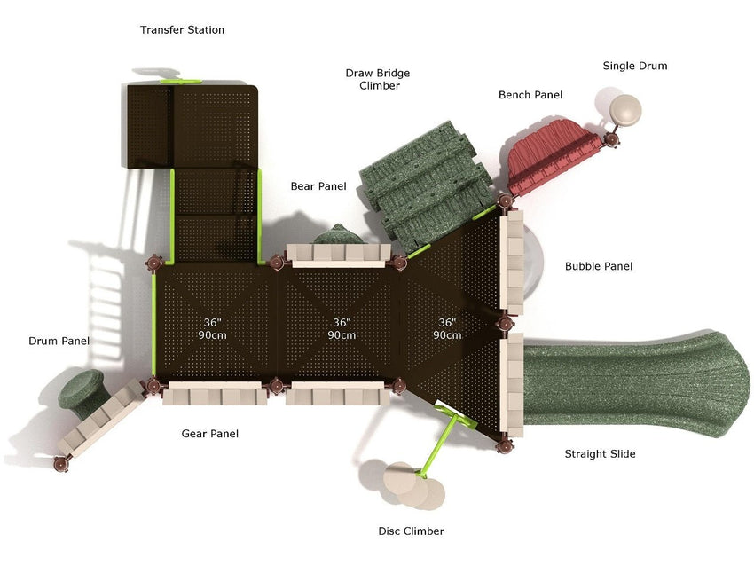 Playground Equipment Mystic Ruins (PCT020) - SchoolOutlet