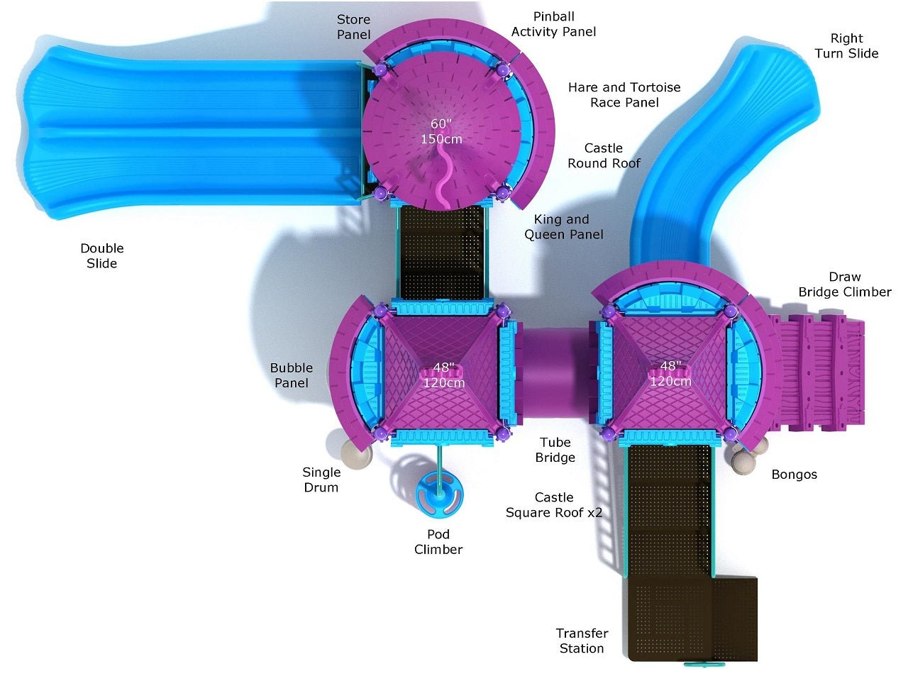 Playground Equipment Cold Harbour Commons (PCT032) - SchoolOutlet