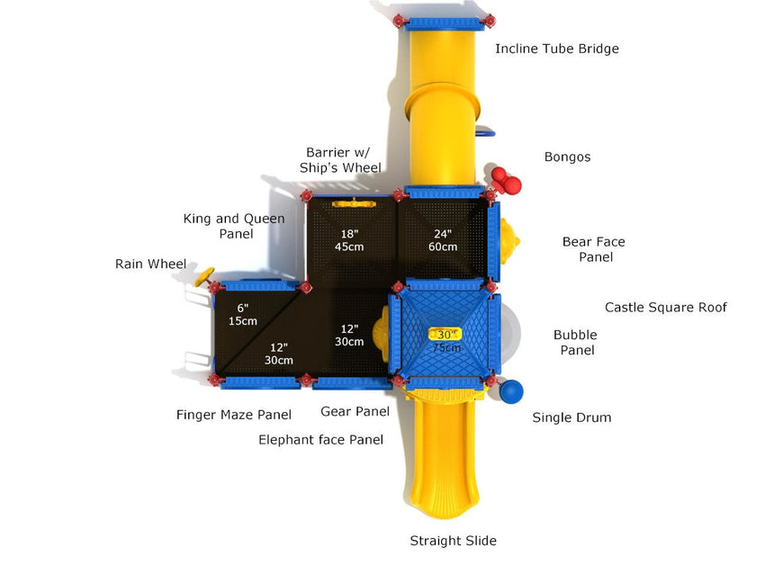 Playground Equipment Hall of Kings (PCT033) - SchoolOutlet