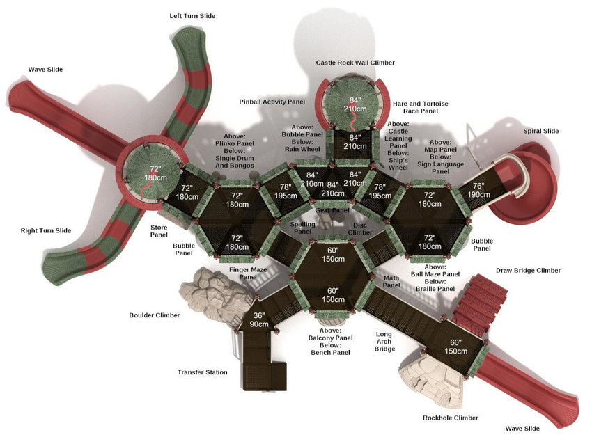 Playground Equipment Wizard's College (PCT038) - SchoolOutlet