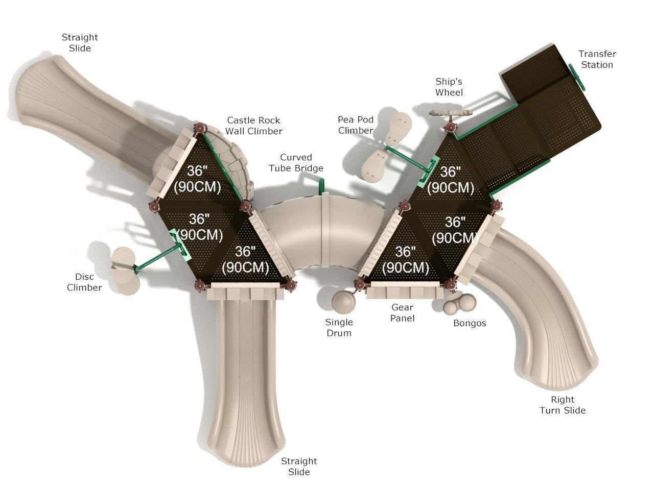 Playground Equipment Roundtable Rabble (PCT042) - SchoolOutlet