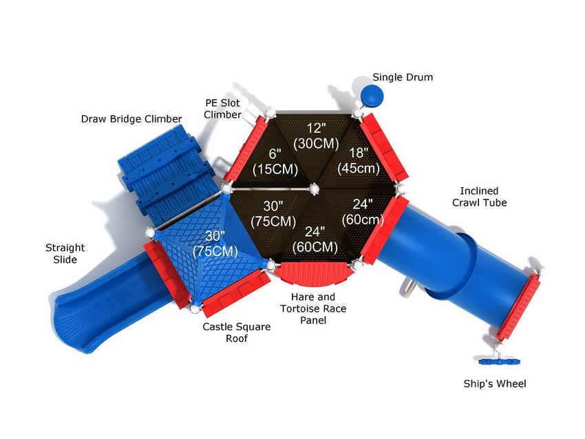 Playground Equipment Cake Fort (PCT062) - SchoolOutlet