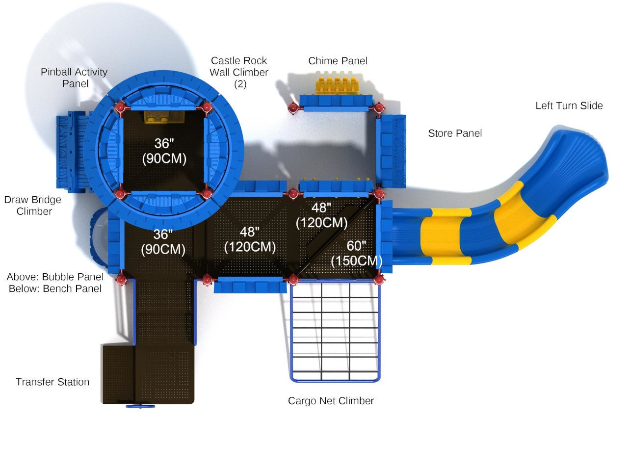 Playground Equipment Albion Abbey (PCT063) - SchoolOutlet