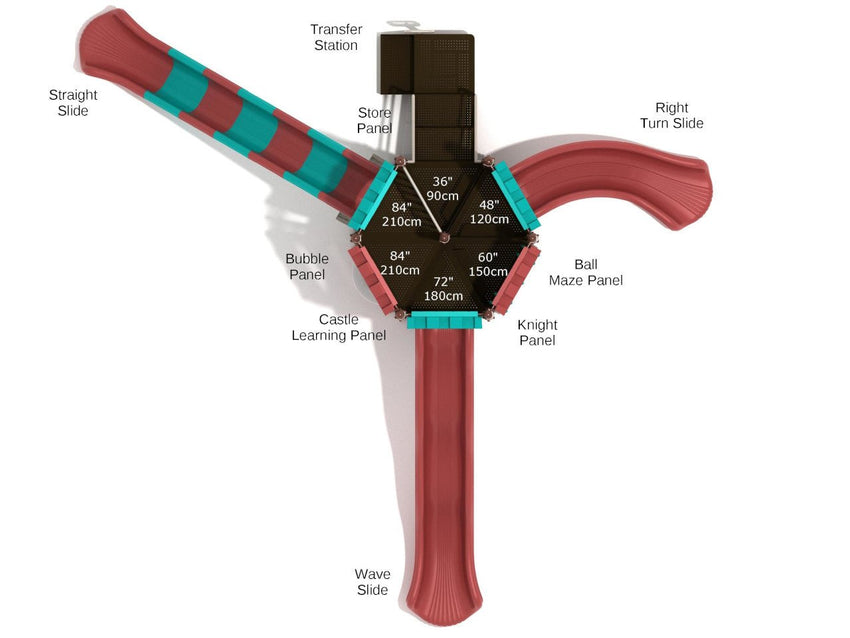 Playground Equipment Blarney Battlement (PCT067) - SchoolOutlet