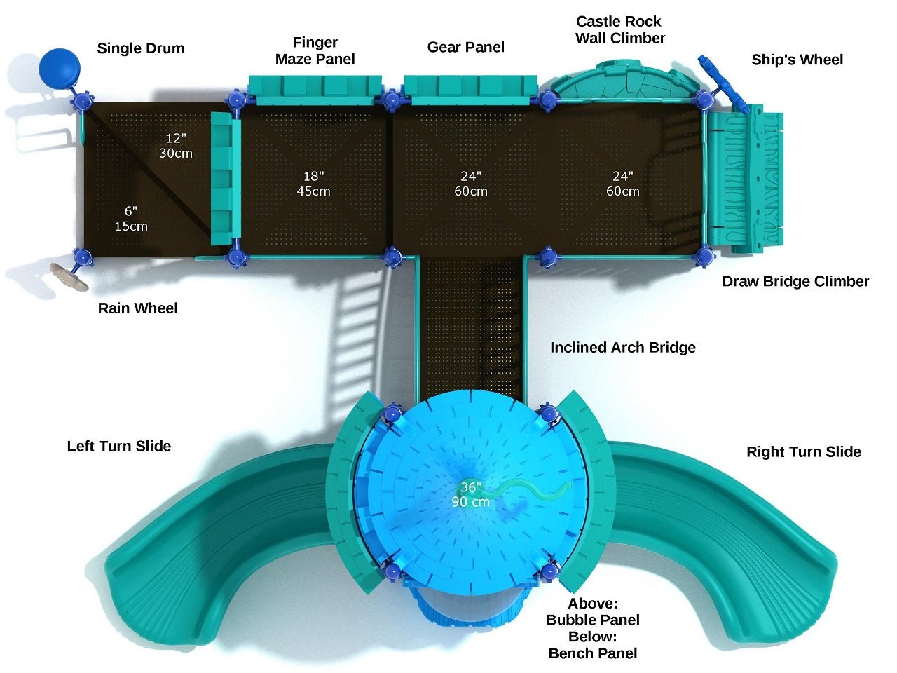 Playground Equipment Guarded Gatehouse (PCT069) - SchoolOutlet