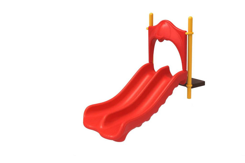 Playground Equipment 3 Foot Double Straight Embankment Slide (PEL003) - SchoolOutlet