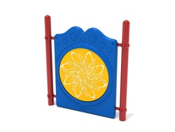 Playground Equipment Freestanding Finger Maze Panel with Posts (PFS004X)