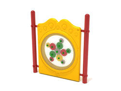 Playground Equipment Freestanding Gear Panel with Posts (PFS005X)