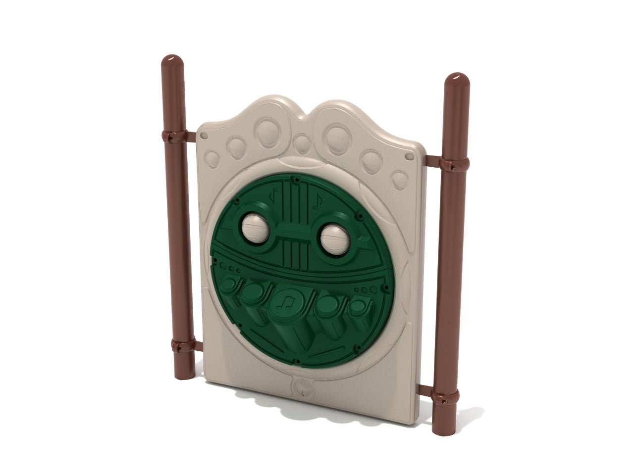 Playground Equipment Freestanding Percussion Panel with Posts (PFS006X) - SchoolOutlet