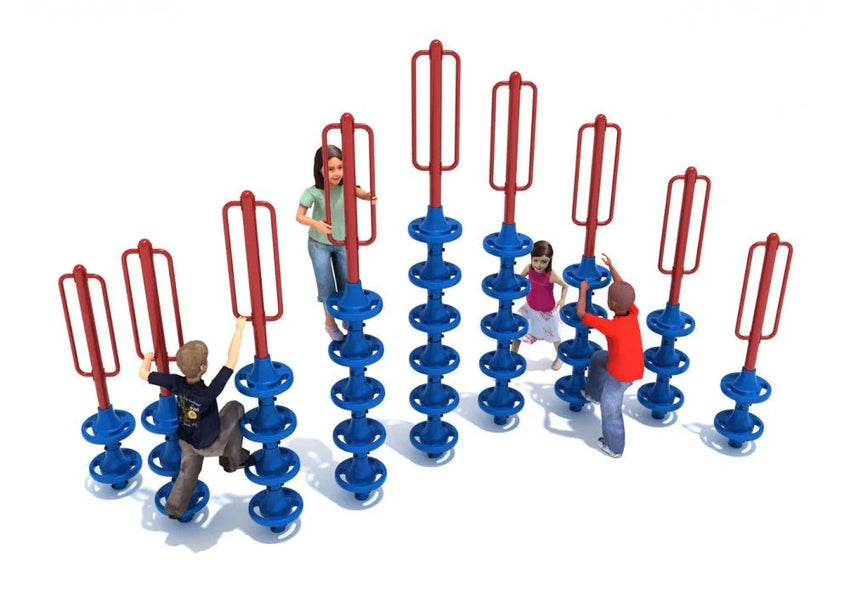 Playground Equipment 6 Pods Free Standing Pod Climber (PFS037) - SchoolOutlet