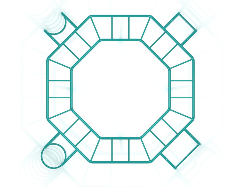 Playground Equipment Four Times a Climber (PFS046) - SchoolOutlet