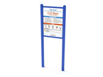 Playground Equipment Double - Sided Safety and Welcome Sign (PFS049) - SchoolOutlet
