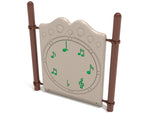 Playground Equipment Freestanding Chime Panel with Posts (PFS050X) - SchoolOutlet