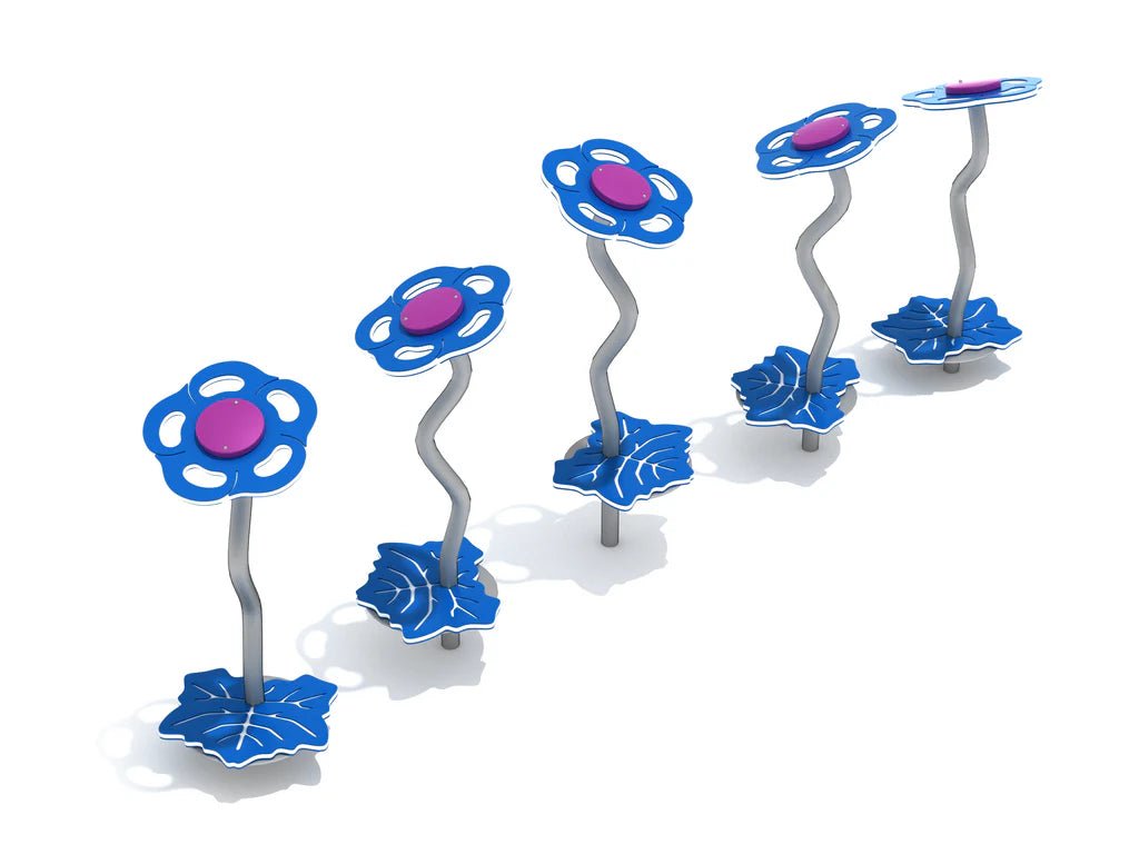 Playground Equipment Flower Stepping Path (Set of 5) (PFS067) - SchoolOutlet
