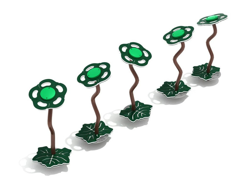 Playground Equipment Flower Stepping Path (Set of 5) (PFS067) - SchoolOutlet