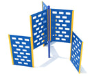 Playground Equipment 6 Panel Standard Wall Climber (PFS075) - SchoolOutlet