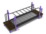 Playground Equipment Monkey Bar Roller Slide (PFS078) - SchoolOutlet