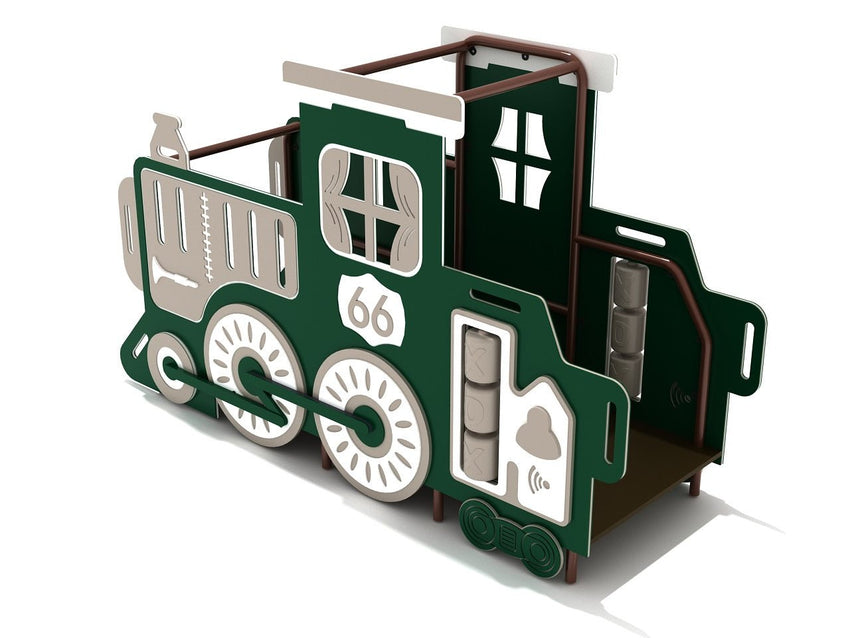 Playground Equipment Train Playhouse (PFS086X) - SchoolOutlet