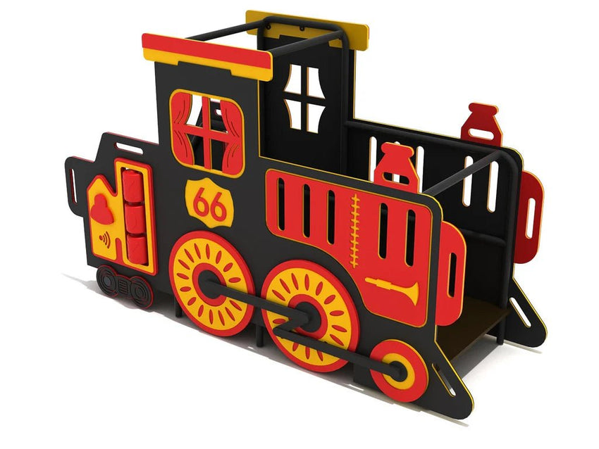Playground Equipment Train Playhouse (PFS086X) - SchoolOutlet