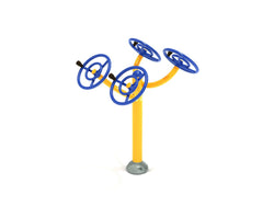 Playground Equipment Double Station Arm Rotation (PFT009X)
